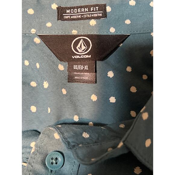 Volcom Mens Hallock Short Sleeve Button Up Size XL NWT - Picture 5 of 10
